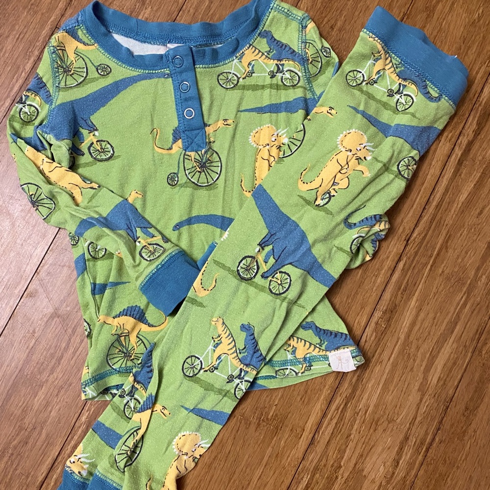 COPY - Munki munki dinosaur pajama set, 3t